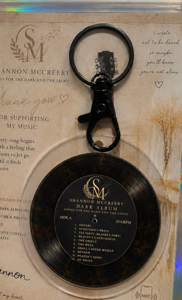 The Dark Album Collectible Vinyl Keychain